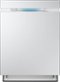 Samsung - WaterWall 24" Tall Tub Built-In Dishwasher - White-Front_Standard