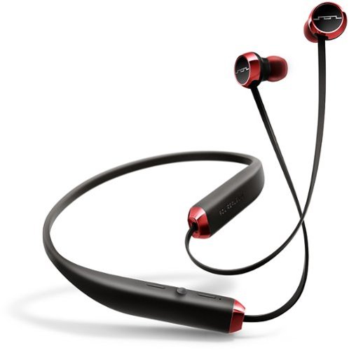  Sol Republic - Shadow Special Edition Tiger Woods Wireless In-Ear Headphones - Black/Oxblood Red