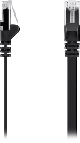  Belkin - 14' Cat-6 Flat Ethernet Cable - Black