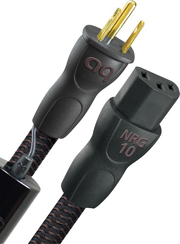  AudioQuest - 3' NRG-10 Power Cable - Coffee/Black