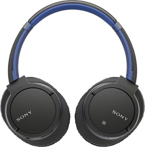  Sony - Wireless Over-the-Ear Stereo Headphones - Blue