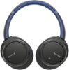 Sony - Wireless Over-the-Ear Stereo Headphones - Blue-Front_Standard
