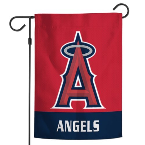 WinCraft - Los Angeles Angels 12" x 18" Applique Garden Flag - Multicolor-Front_Standard 