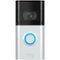 Ring - Wireless Wi-Fi Video Doorbell Pro, Satin Nickel - White-Front_Standard