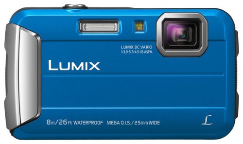  Panasonic - LUMIX DMC-TS30 16.1-Megapixel Waterproof Digital Camera - Blue