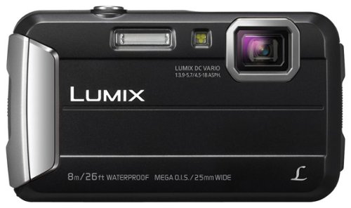 Panasonic - LUMIX DMC-TS30 16.1-Megapixel Waterproof Digital Camera - Black-Angle_Standard 
