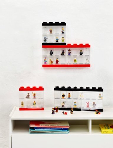 Room Copenhagen LEGO Minifigure Display Case 16 - Bright Red GLOBAL SHIPPING