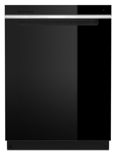Whirlpool - 24" Top Control Built-In Stainless Steel Tub Dishwasher with 3rd Rack, Large Capacity, 47 dBA - Black-Front_Standard 