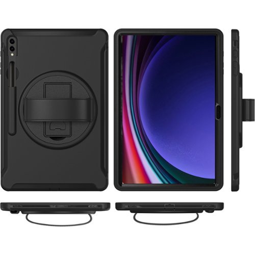 SaharaCase Protection Hand Strap Series Case for Samsung Galaxy Tab S10 Ultra, Tab S9 Ultra, and Tab S8 Ultra - Black WORLDWIDE DELIVERY