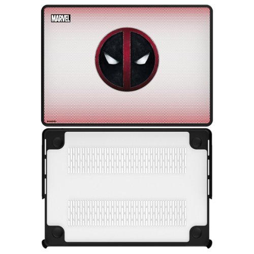 Keyscaper - Marvel Grid Laptop Case - Apple MacBook Pro (13-inch, 2020) - Deadpool-Front_Standard 