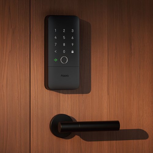 Aqara UWB Smart Lock U400 Kit with M100 Hub, Matter, Thread, Wifi, Apple Home Key, Fingerprint, Rechargeable Battery - Black GLOBAL SHIPPING