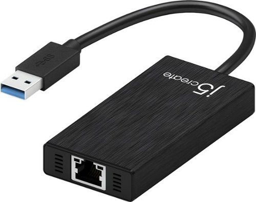  j5create - USB 3.0 Gigabit Ethernet and 3-Port Hub - Black