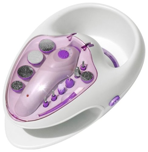  Comfort Products Inc. - Relaxzen Manicure and Pedicure System - White/Pink/Purple