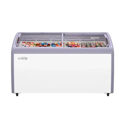Front. Koolmore - 60 in. Display Ice Cream Freezer - 16 cu ft. MCF-16C - White.