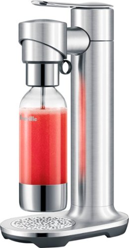 Breville - the InFizz Fusion Bundle w/CO2, Brushed Stainless - Brushed Stainless Steel