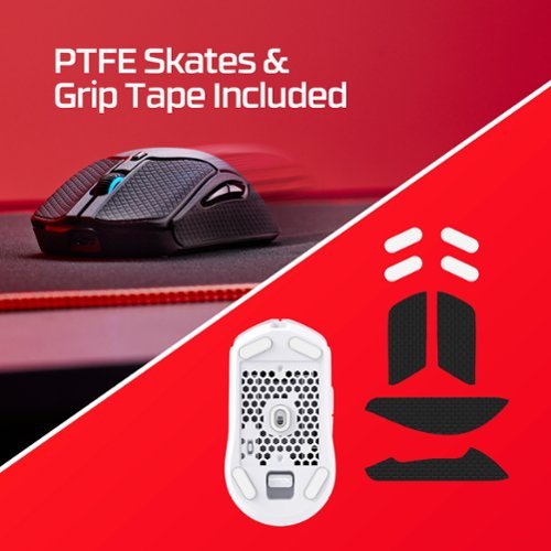 HyperX Pulsefire Haste 2 Lightweight Wireless Optical Gaming Mouse with RGB Lighting - Wireless - White HOW TO BUY