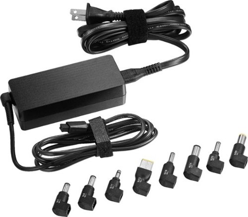  Insignia™ - 65 W Charger for Select Laptops &amp; Ultrabooks - Black