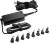 Insignia™ - 65 W Charger for Select Laptops & Ultrabooks - Black-Front_Standard