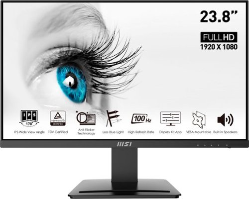 MSI - PRO MP243X IPS LCD FHD 100Hz 1ms FreeSync  Monitor ,Built-in Speakers (DisplayPort, HDMI)