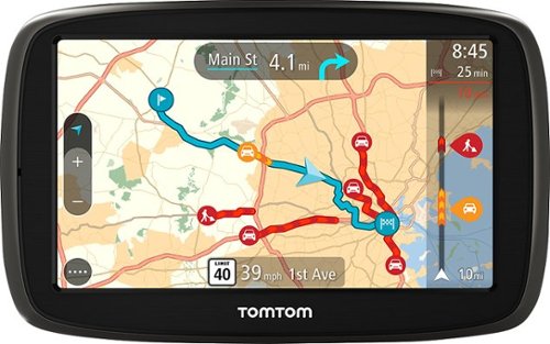  TomTom - GO 50 5&quot; GPS with Lifetime Map Updates - Black