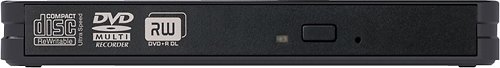  Buffalo Technology - MediaStation 8x External USB 2.0 Double-Layer DVD±RW/CD-RW Drive - Black