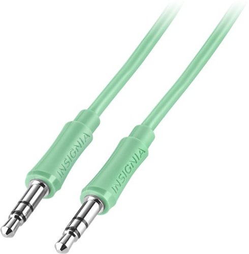  Insignia™ - 3' 3.5mm-to-3.5mm Stereo Audio Cable - Sea Green