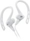 JVC - Wired Ear Clip-On Earbud Headphones - White-Front_Standard