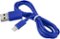 Insignia™ - Apple MFi Certified 3' Lightning-to-USB Type A Charge-and-Sync Cable - Cobalt Blue-Front_Standard