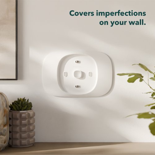 ecobee  Trim Plate - Made for ecobee Smart Thermostat Essential - Programmable Wi-Fi Thermostat Accessory. - White WORLDWIDE DELIVERY