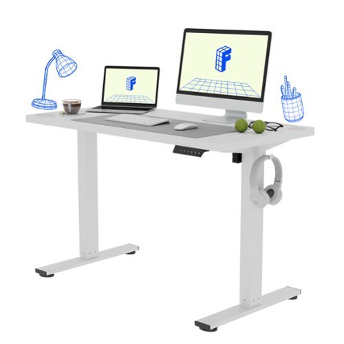 FlexiSpot E2 48''W Electric Adjustable Standing Desk Chipboard