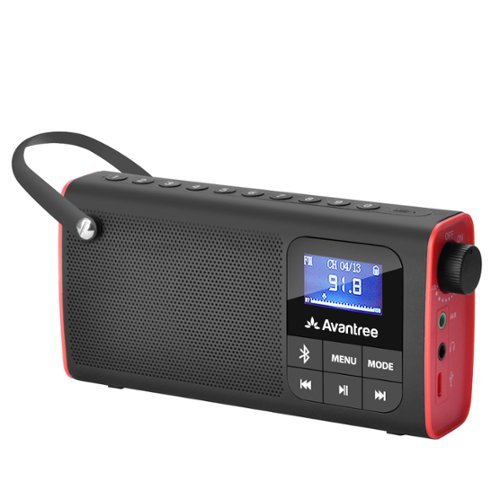 Avantree - SP850 – Portable 3-in-1 FM Radio with Bluetooth Speaker & SD Card MP3 Player-Front_Standard 
