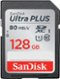 SanDisk - Ultra PLUS 128GB SDXC UHS-I Memory Card-Front_Standard