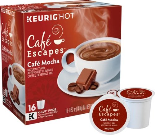  Café Escapes - Mocha Hot Chocolate K-Cup Pods (16-Pack)