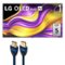 LG - OLED83G5WUA 83 Inch 4K OLED evo G5 Smart TV with AudioQuest SKY 3m HDMI Cable-Front_Standard