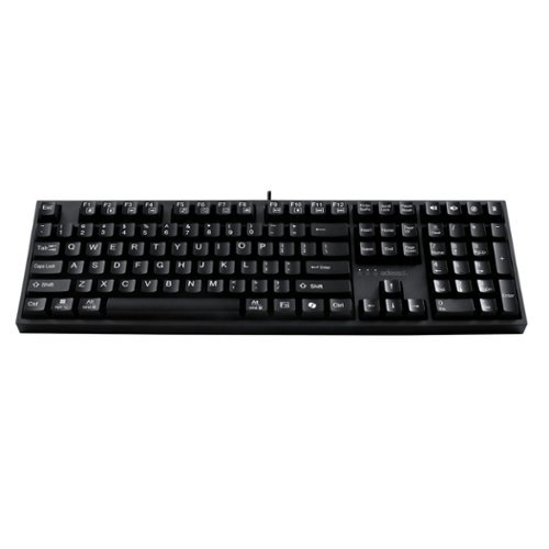 Adesso Multi-OS Mechanical Keyboard With CoPilot AI Hotkey - Black WORLDWIDE DELIVERY