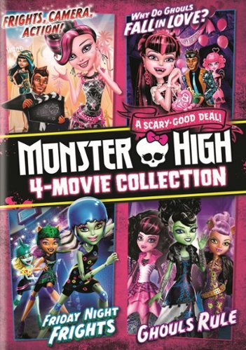  Monster High: 4-Movie Collection [3 Discs]