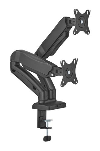 ACGAM MAS-1D Economy Dual-Screen Spring-Assisted Monitor Arm - Black