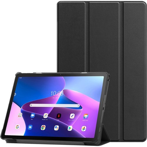 SaharaCase Folio Case for Lenovo Tab M10 Plus (3rd Gen) - Black WORLDWIDE DELIVERY