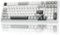AULA - F99 99-Key Wireless Hot-Swappable Mechanical Gaming Keyboard with RGB and Multi-Device Bluetooth and 8000mAh Battery - Black Grey White-Front_Standard