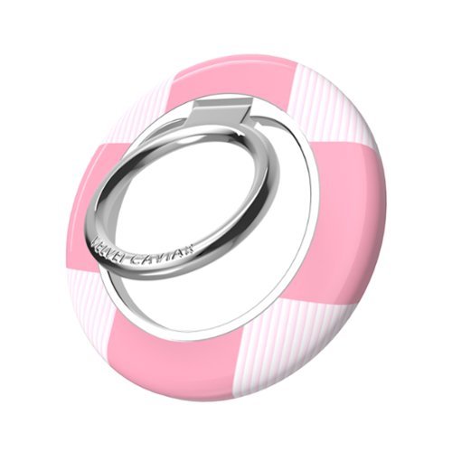 VELVET CAVIAR - MagSafe Grip Ring for Most Cell Phones - Pink Checker-Front_Standard 