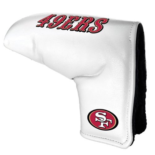 Team Golf - San Francisco 49ers Tour Blade Putter Cover - White-Front_Standard 
