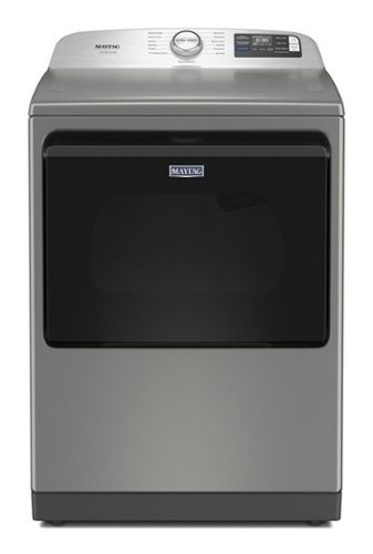 Maytag - 7.4 Cu Ft. Smart Electric Dryer with Pet Pro Option and Extra Power - Classic SIlver
