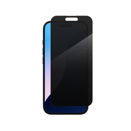 ZAGG InvisibleShield Glass Elite Privacy Screen Protector for Apple iPhone 16, iPhone 15 - Tinted WORLDWIDE DELIVERY