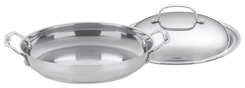 Cuisinart - Chef's Classic 12" Everyday Pan - Stainless-Steel