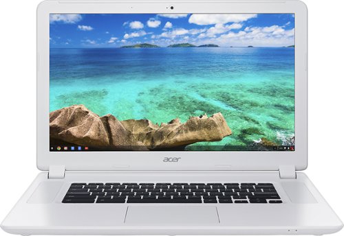  Acer - 15.6&quot; Chromebook - Intel Celeron - 2GB Memory - 16GB Solid State Drive - Linen White
