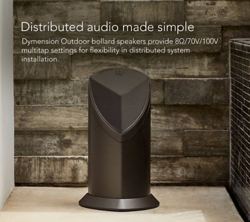 Definitive Technology Dymension 6.5 Outdoor Bollard Speaker Each - Brown WORLDWIDE DELIVERY