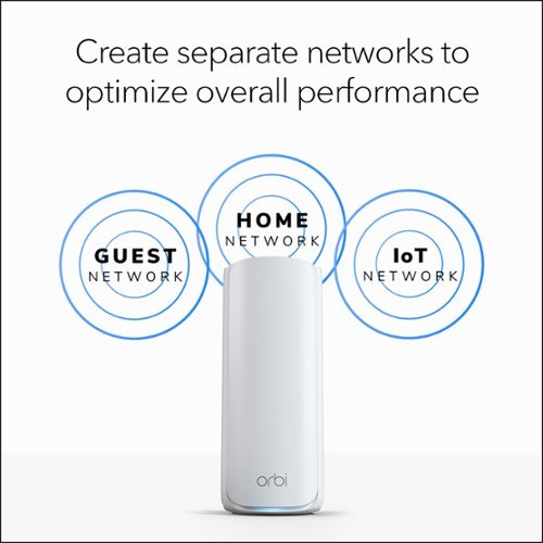NETGEAR Orbi 770 Series BE11000 Tri-band Mesh Wi-Fi 7 System (3-pack) - White BUY IN MIDDLE EAST