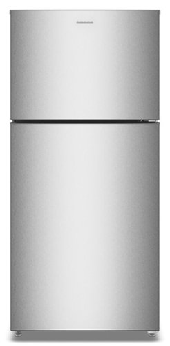 Amana - 30 in. Wide 19 cu. ft.Garage Ready Top-Freezer Refrigerator and - Fingerprint-Resistant Stainless Finish-Front_Standard 
