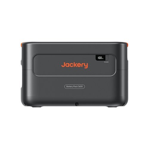 Jackery - Battery Pack 3600 Plus Expandable Capacity Add-On (3584 Wh Capacity) - Black