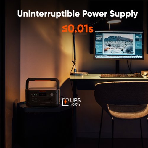 Jackery Explorer 600 v2 Portable Power Station (640Wh) for Outdoor Camping, Hiking, RV, and Road Trips (640 Wh Capacity) - Black WORLDWIDE DELIVERY